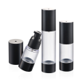 Plastic Clear Airless Bottle for Cosmetic Packaging